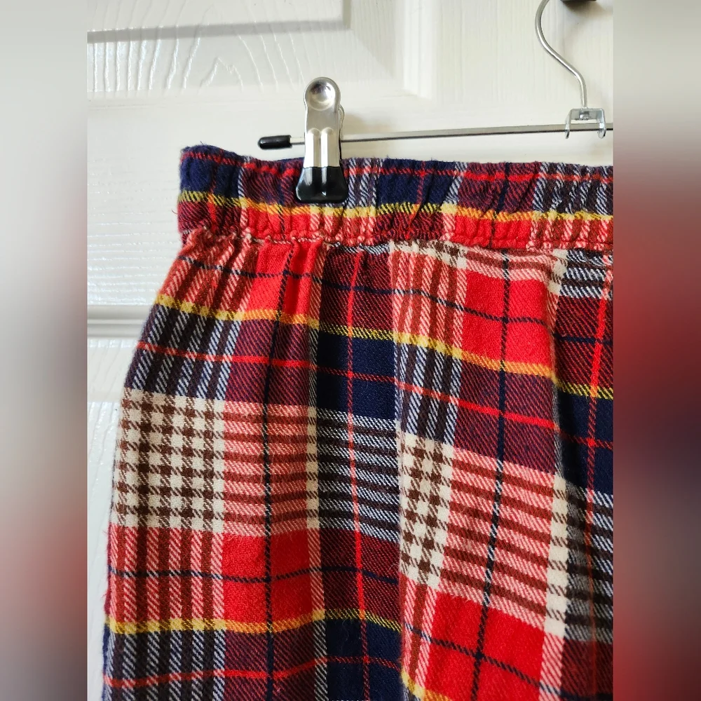 Aerie Plaid Red and Blue Women's Shorts S